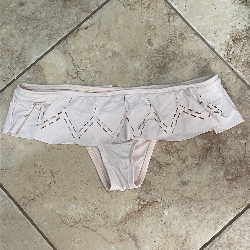 L*Space Cream Bikini Bottom